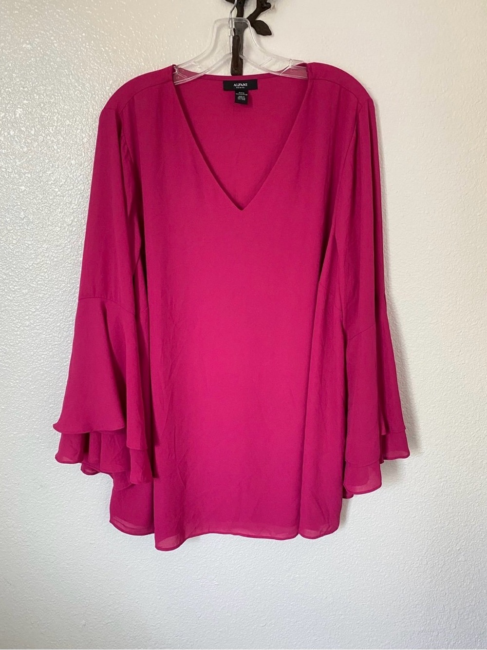ALFANI Core Fashion Modern Berry Blouse NWT~ 20W